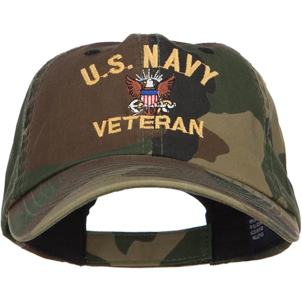 Navy Veteran Cap Offizielle US Navy Cap – Lizenzierte Camo-Mütze Für Navy-Veteranen & Fans (größenverstellbar) Camo Cap Verstellbar
