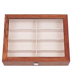 Eapmic 8 Slots Eyeglass Sunglass Storage Watch Box