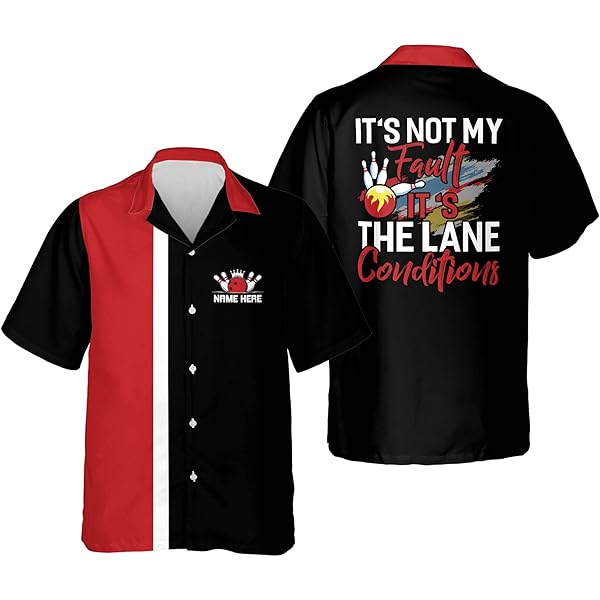 Special Vintage 風神 Bowling Shirt Amazon.com: LASFOUR Custom Funny Bowling Shirts with Name