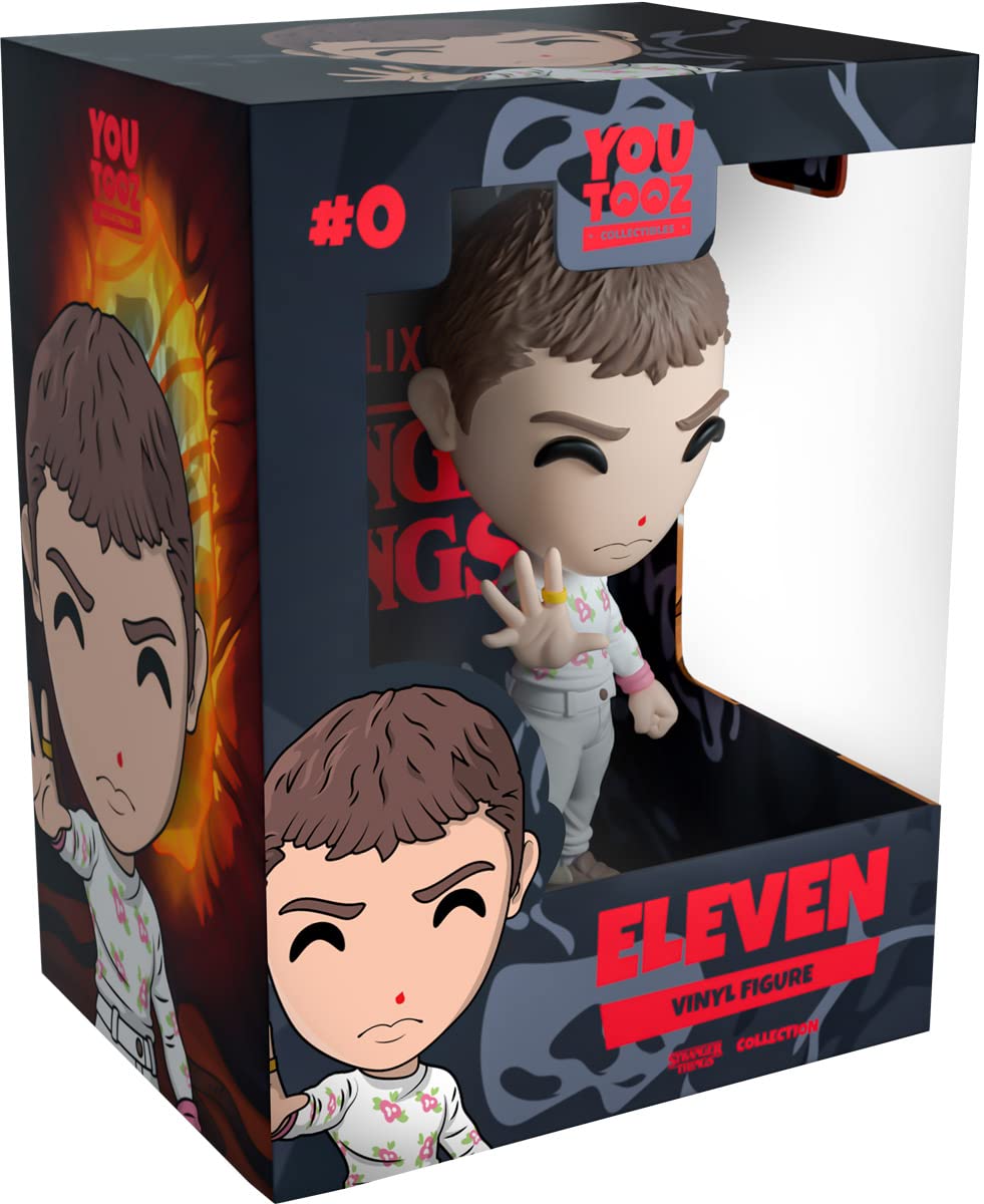 You Tooz Eleven 4.6" inch Vinyl Figure, Detailed Collectible Eleven from Stranger Things by Youtooz Stranger Things Collection