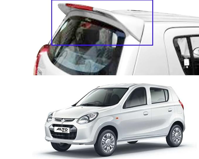 Autopearl OE Type Car Spoiler for Maruti Suzuki Alto 800 (White