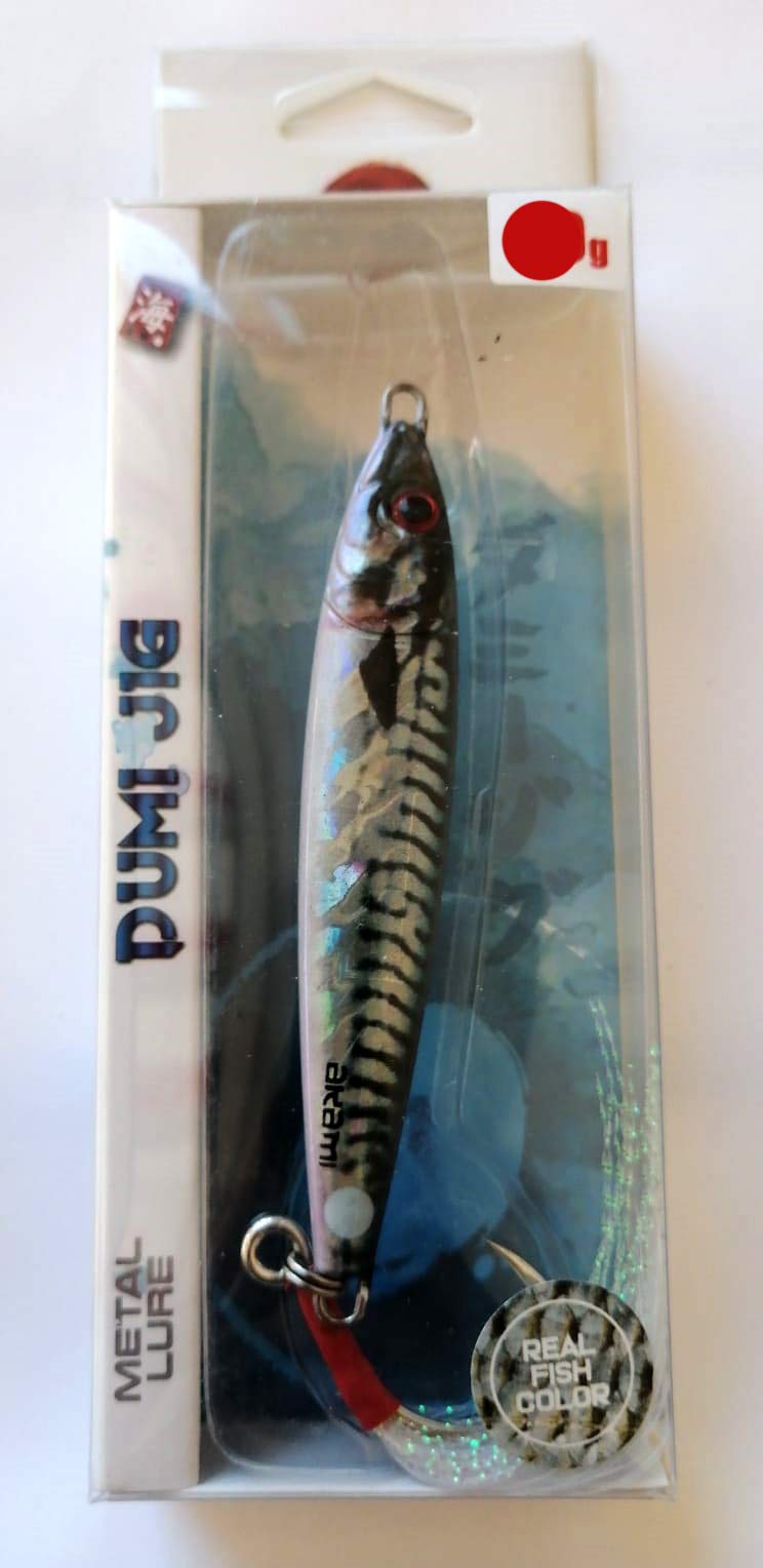 AKAMI Dumi Jig Color Mackerel Blue 40 Grams 8 cm for Spinning and Slow Pitch