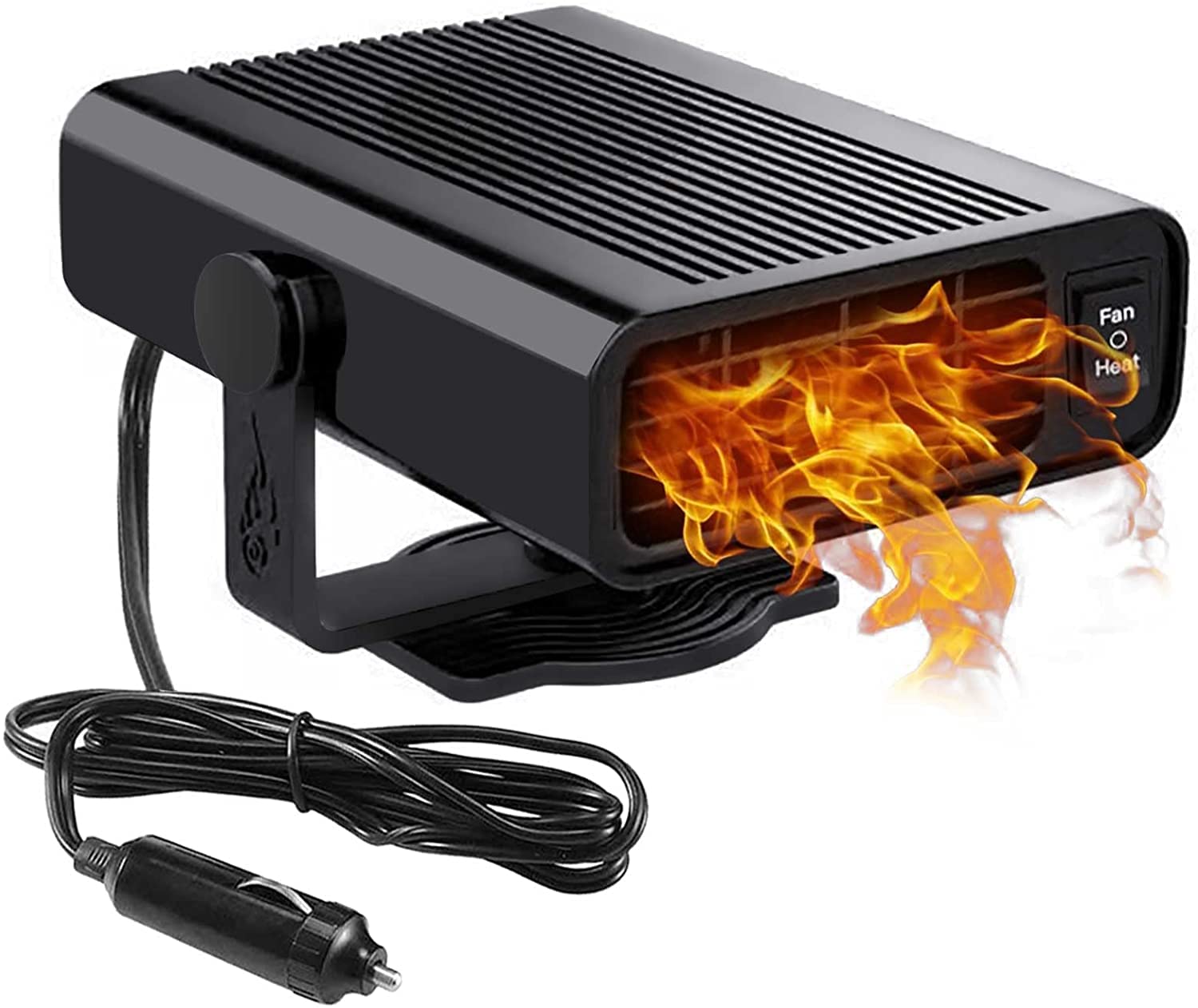 Photo 1 of NON-FUNCTIONAL, PARTS ONLY---------Car Heater 12V, Portable Car Heater & Windshield Defroster – 200W Fast Heating Defogger & Cooling Fan, Plug In Cigarette Lighter Car Heater for Vehicle, Cars, SUV & RV