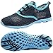 ALEADER Women's Quick Drying Aqua Water Shoes Blue 8 D(M) US/FR 39