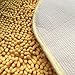 USTIDE Yellow Chenille Rugs Shaggy Washable Kitchen Area Rug Sets Thick Indoor Non Slip Floor Mat Living Room Rugs 2'X3'
