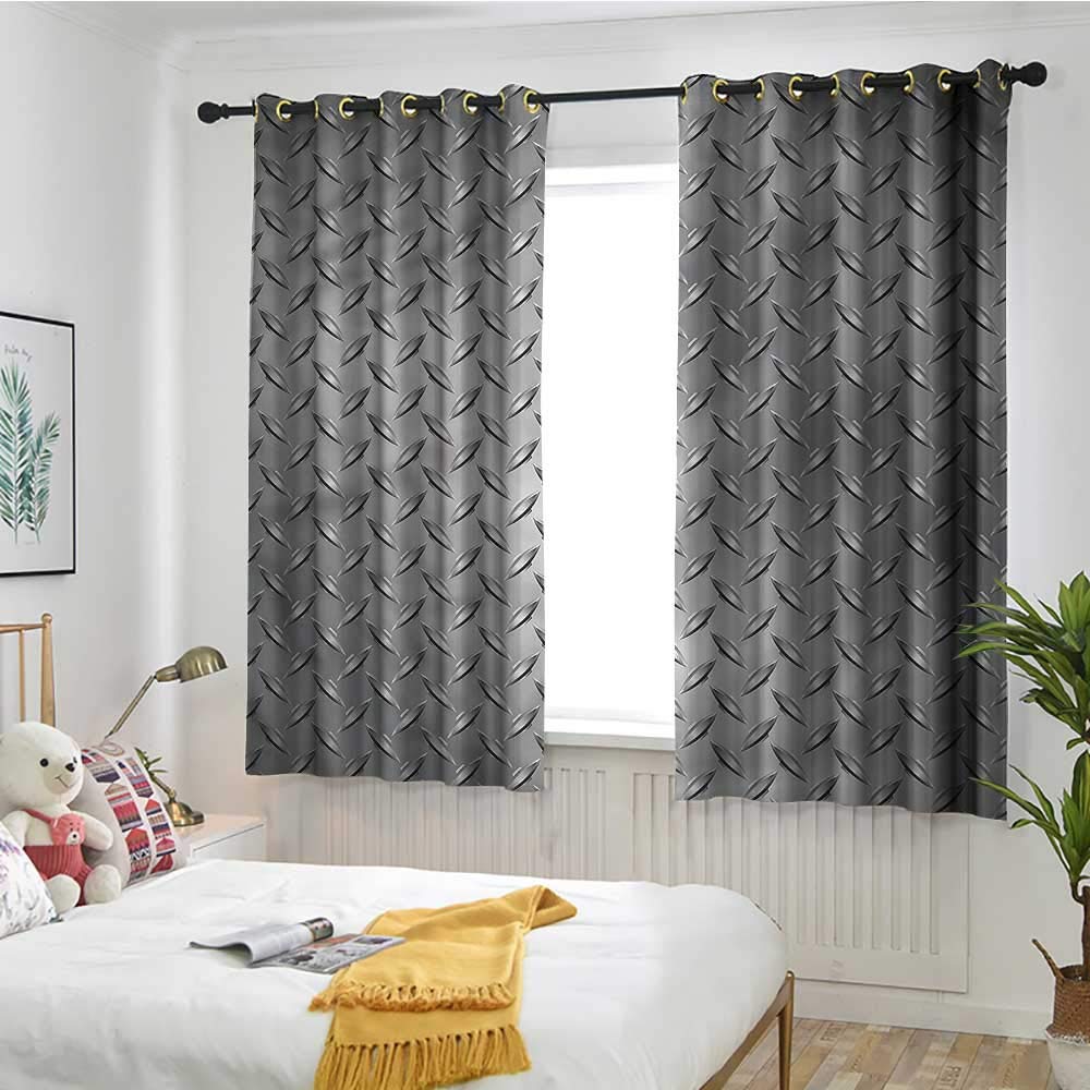 Amazon Com Marshome Simple Curtain Diamond Plate Effects