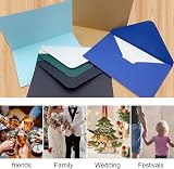 WYAN 40 Pack Mini Envelopes 15x10cm Black Classic Flap DIY Gift Cards Wedding view 6