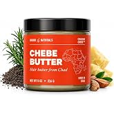 ChadianChebe&trade; Hair Growth Butter (8oz) | Authentic African Hair Butter from Chad for Thick, Long Hair | Herbal Moisture &amp; Breakage Repair Cream