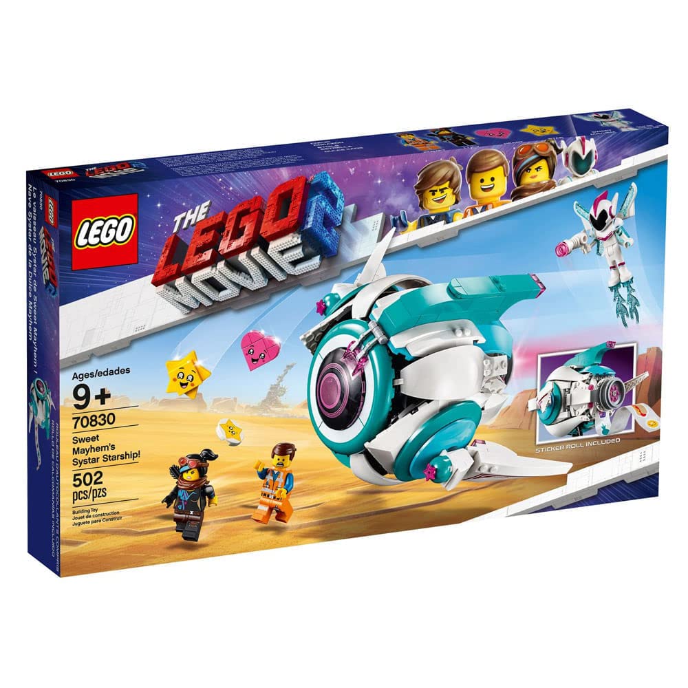 Movie LEGO The LEGO 2 Sweet Mayhems Systar Star! 70830 Building Kit , New 2019 (502 piece)