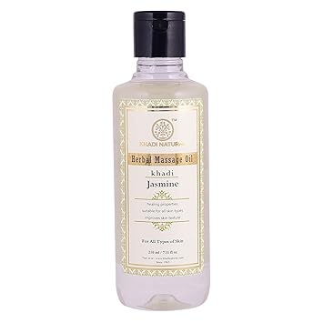 Khadi Natural Ayurvedic Jasmine Massage Oil, 210ml