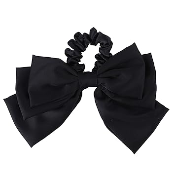 Amazon Com New Bow Ribbon Hair Scrunchie Women Korean Elegant