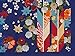Furoshiki Wrapping Cloth Navy Arrows Motif Japanese Fabric 50cm
