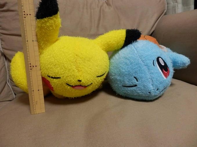 Amazon ポケットモンスター サン ムーン くつろぎタイム でっかいぬいぐるみ 人形 ピカチュウ ゼニガメ 全2種セット まとめ ポケモン ぬいぐるみ ホビー