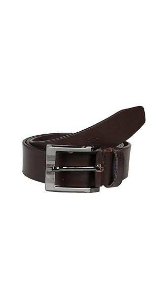GT Gloptook Genuine Leather Belt for Men (Black)
