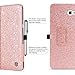 BENTOBEN Galaxy Tab A 10.1 Case,Slim Lightweight PU Leather Glitter Shiny Stand Smart Folio Cover with Auto Sleep/Wake Feature for Samsung Galaxy Tab A 10.1 Inch SM-T580 T585(No Pen Version),Rose Gold