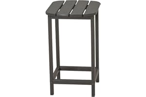 POLYWOOD South Beach 26" Counter Side Table (Slate Grey)