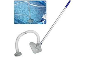 PAXISCH Swimming Pool Vacuum Cleaner,Pool Cleaning Kit with Pool Vacuum Head & Hose,Ideal for Spas,Hot Tubs and Small Pools for Sand and Debris Cleaning