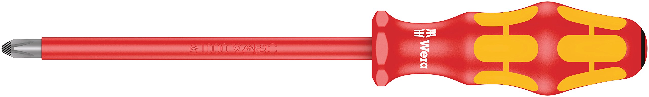 Wera 05006166001 3 x 150 mm "165i PZ VDE" Insulated Screwdriver for Phillips Screws - Silver