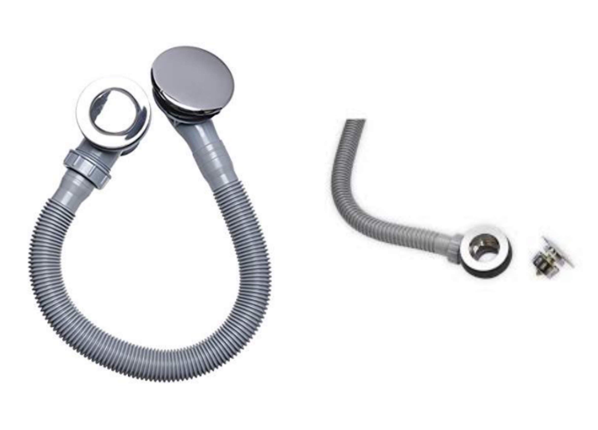 Easy Clean Bath Clicker Waste with Removable Hair Trap Basket