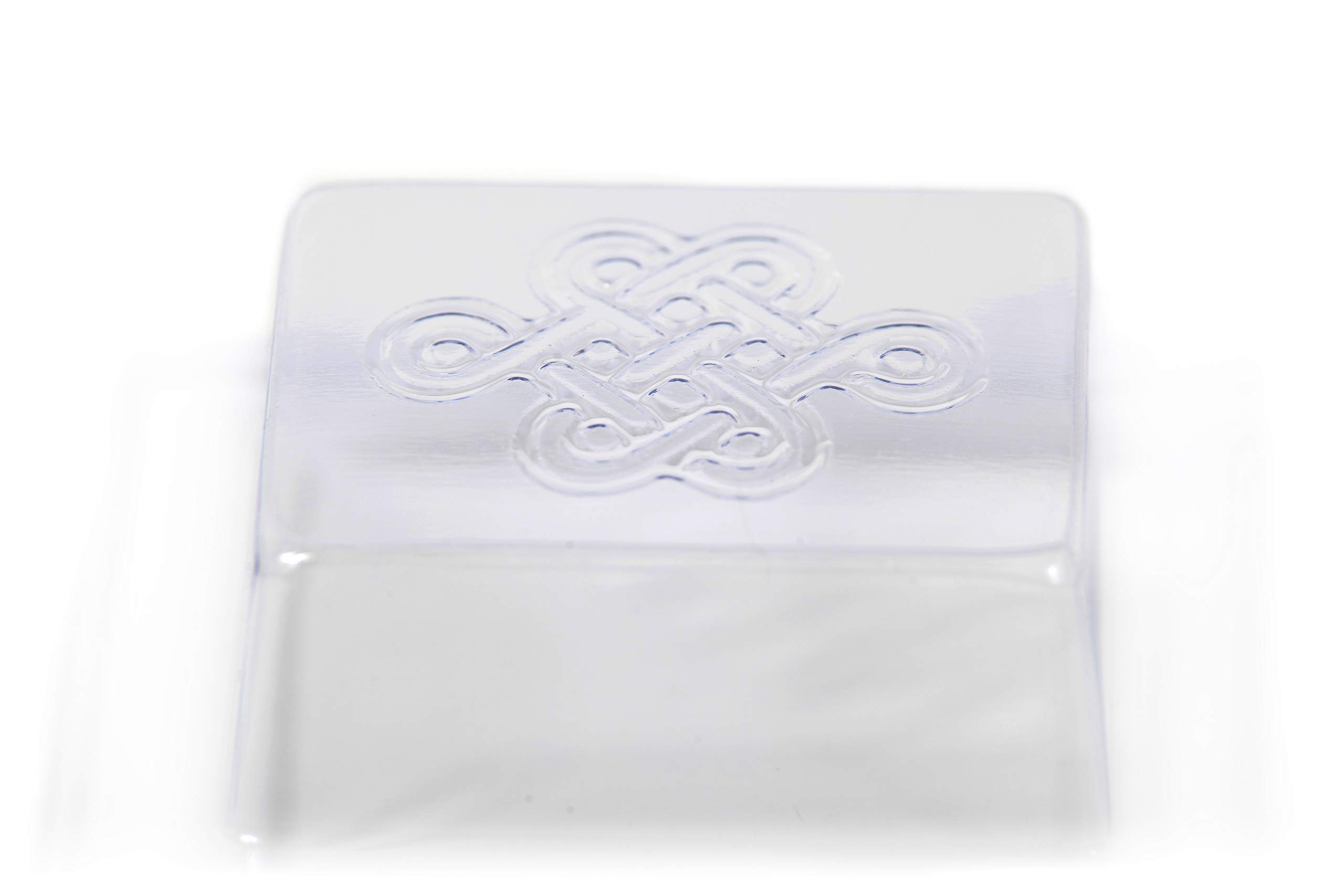 World Of Moulds | 4 Cavity Chunky Celtic Knot Soap/Bath Bomb Mould Mold M157 x 5