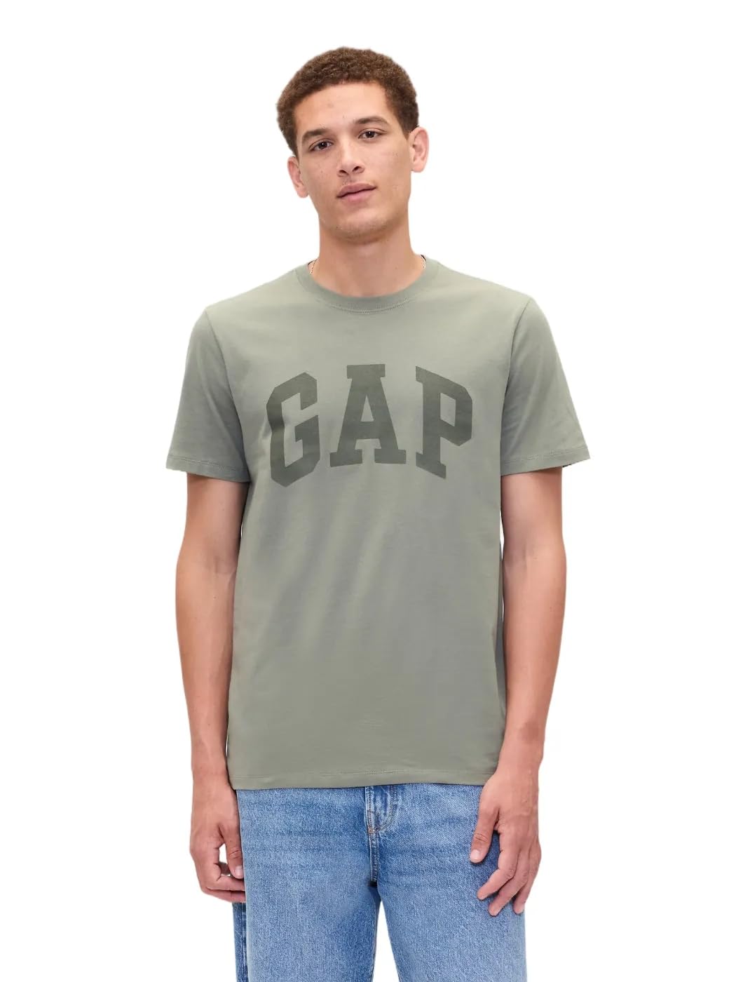 GAP Mens 2-Pack Classic Logo Tee T-Shirt Mesculen Green M Image