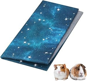 Morinome Guinea Pig Fleece Cage Liner, Reusable and Washable Guinea Habitat Pig Bedding for Small Pets