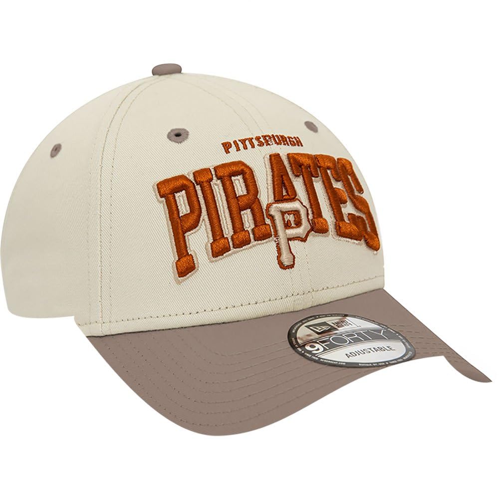 New Era Men's 9Forty Baseball Cap Hat White Crown Pittsburgh Pirates White