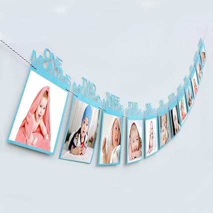 Meet The World 1st Birthday Photo Frame 1 12 Months Baby S Photo