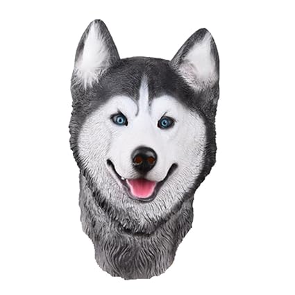 Party Story sibirischer Husky Hund Latex Tier hundekopf Maske neuheit kostüm - kostüm Hundemaske