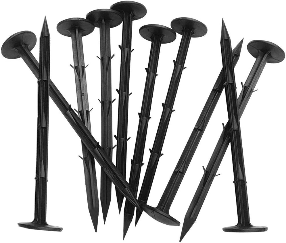 Inasmile 30 Pcs 4.3 Inch Garden Securing Pegs for Weed Control Membrane