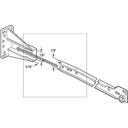 Prime-Line R 7240 Drawer Side Track Brackets, White