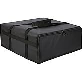 Pizza Carrier Insulated Bags Large for Deliveries, Insulated Pizza Carrier Delivery Bag 20x20 Food Bag for Personal and Profe