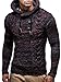 Leif Nelson LN20227 Men's Knitted Pullover; Size M, Red