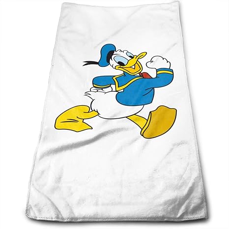 Amazon 足の速いドナルドダック フェイスタオル 柔らかな肌触り 吸水速乾 ふわふわ 人気タオル 家庭用 業務用 最適 1枚 30 70cm フェイスタオル ホーム キッチン オンライン通販
