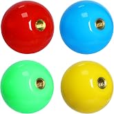 Gallipower 4Pcs Joystick Head,Arcade Joystick Ball Top Handle Rocker Round Head,Arcade Kit DIY Replacement Parts(Blue,Green,Red,Yellow)