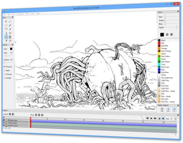 Pencil2D - 2D Animation and Drawing Software - Download Version [Download]