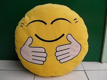 DHAMAN Toys Hug Me Tight Smiley Emoji Cushion Pillow Stuff Toy
