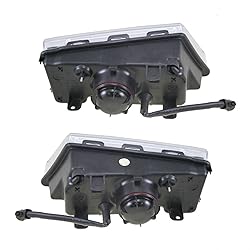 TRQ Driver & Passenger Side Headlight Assembly Set