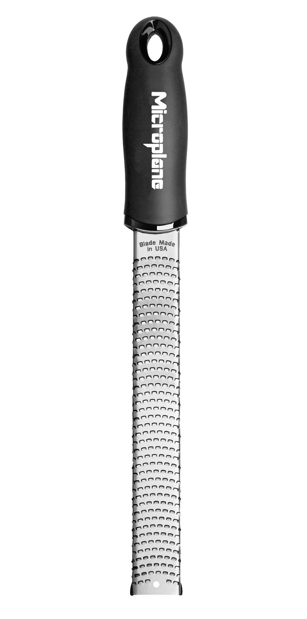 Microplane Premium Classic Series Zester Grater, 18/8, Black