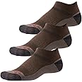 WANDER Merino Wool Ankle Running Hiking Socks 3 Pairs Lightweight Cushioned Sweat-Wicking No Show Athletic Socks Men Women