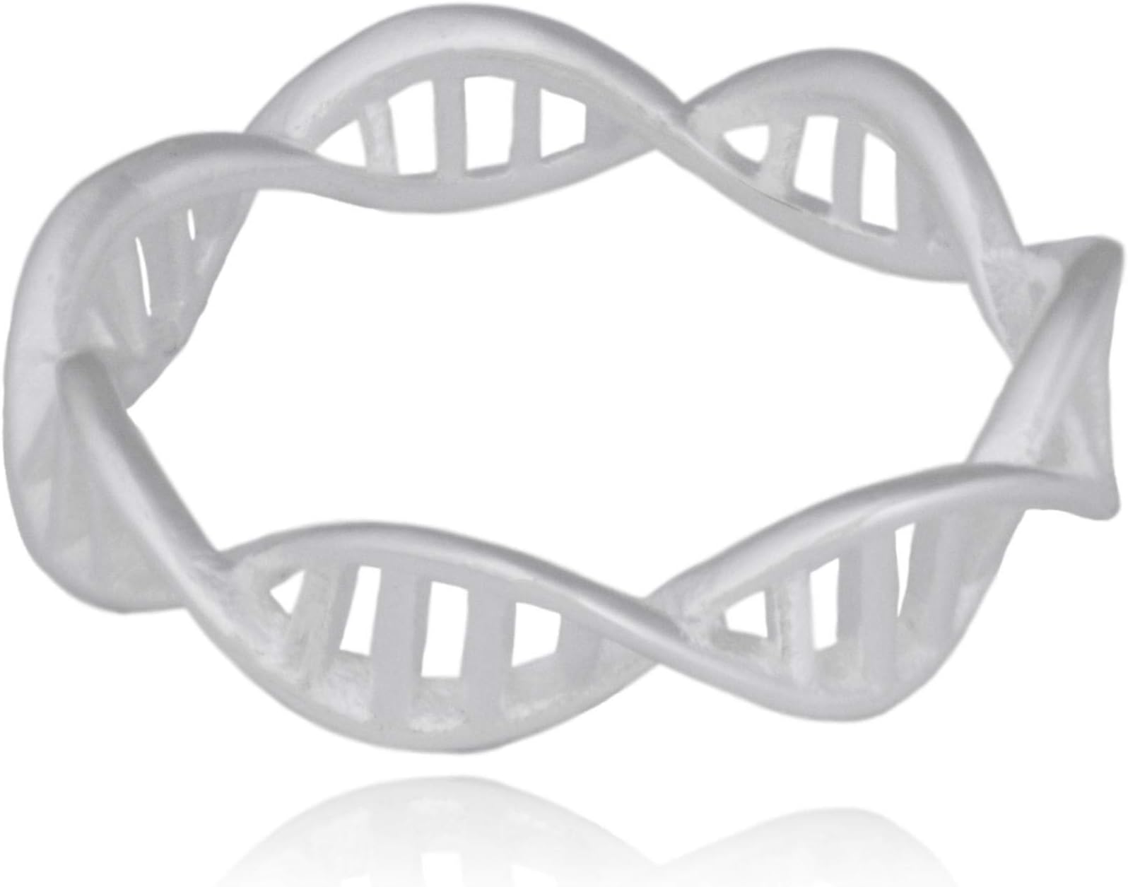 Clayton Jewelry Labs DNA Double Helix DeoxyriboNucleic Acid Science Stainless Steel Ring