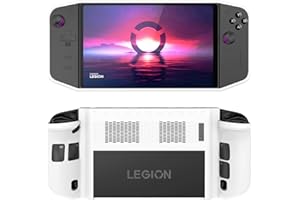 GOHHME for Lenovo Legion Go Case, Soft TPU Shockproof Protection Cover, Rugged Tough Anti-Slip Anti-Fall Anti-Fingerprint Case for Legion Go Handheld Gaming Console 8.8" (White)