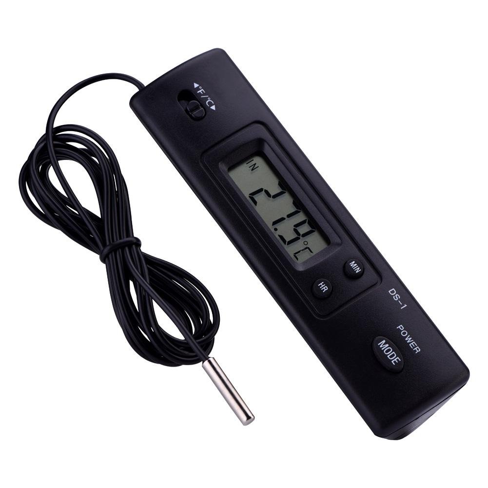 Yosooo Electronic LCD Digital Temperature Meter, Thermometer Probe Sensor with Large LCD Display Wired for Refrigerator
