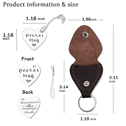 Qunrwe Pocket Hug Token,Long Distance Gifts