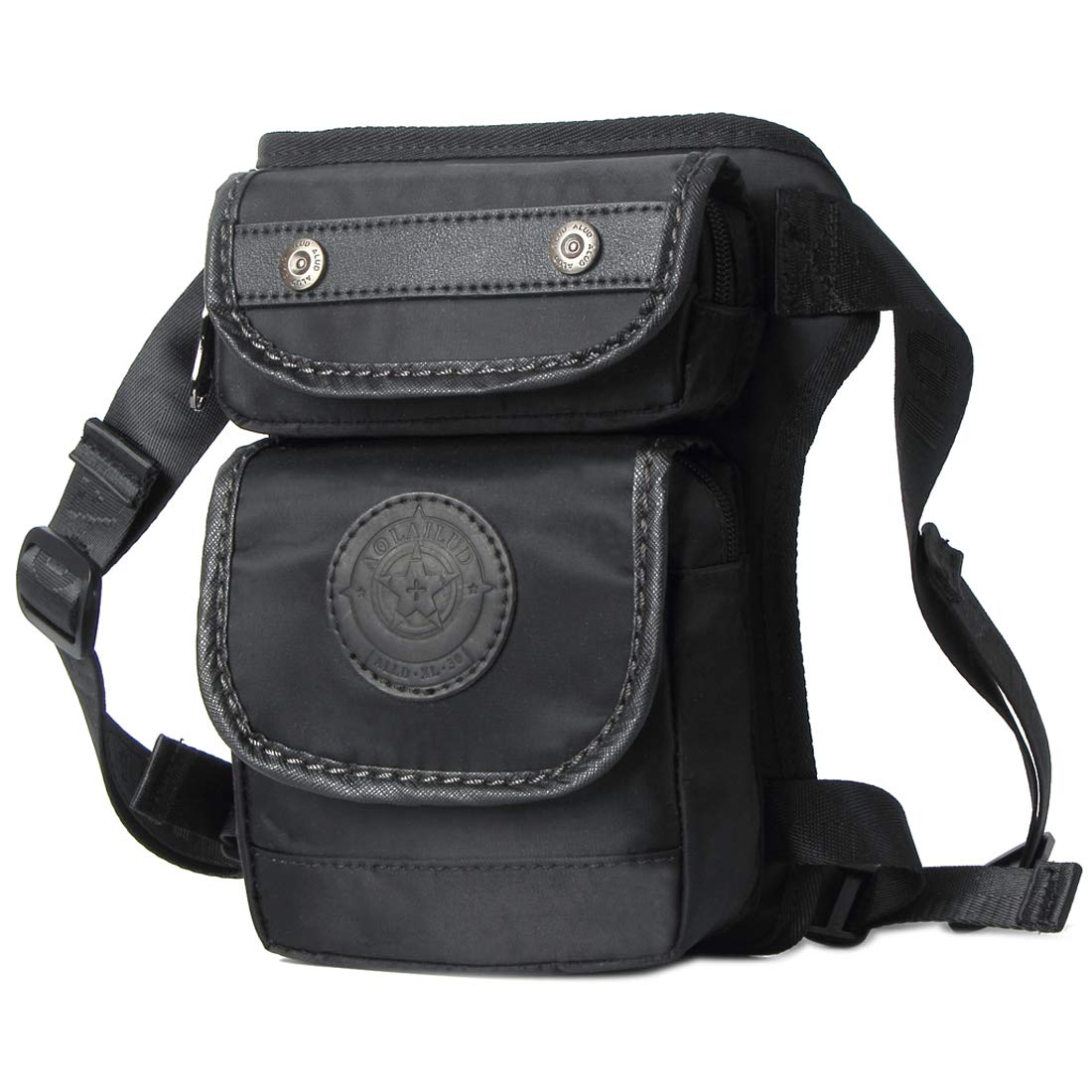 Hebetag Outdoor Cycling Drop Leg Bag for Men Women Motorcycle Bike Hiking Fanny Pack Travel Sports Riding Fishing Camping Walking Thigh Waist Pouch — image 1