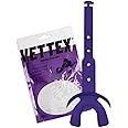 Markwort Vettex Doubleguard Mouthguard for Football, Lacrosse, MMA, Boxing, Braces - Breathable Doubleguard with Lip Protection and Strap, Purple