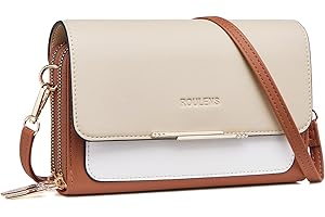 Roulens Small Crossbody Shoulder Bag for Women,Cellphone Bags Card Holder Wallet Purse and Handbags