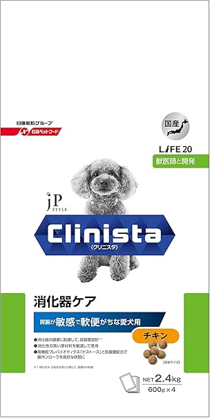Amazon ジェーピースタイルgold ドッグフード Clinista 消化器ケア 胃腸が敏感で軟便がちな成犬用 チキン 2 4kg ジェーピースタイルgold ペット用品 通販