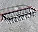 Rozin Wall Mounted Bathroom Shower Caddy Holder Storage Shelf Black Color