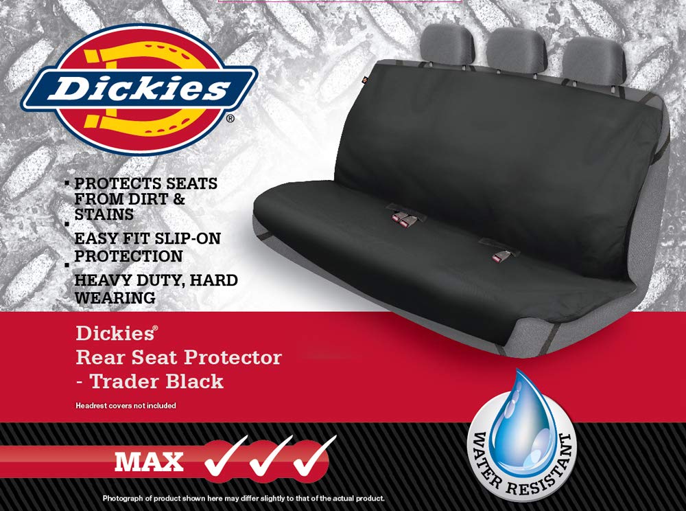 Dickies Heavy Duty Rear Bench Seat Protector, Black Buy Online in